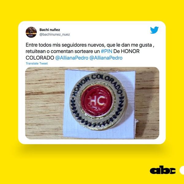 Bachi Núñez quiere sortear un pin de Honor Colorado, pero es blanco de burla - Nacionales - ABC Color