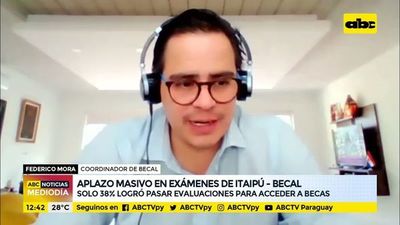 Aplazo masivo en exámenes de Itaipú - Becal - ABC Noticias - ABC Color