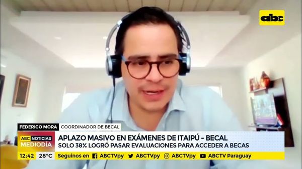 Aplazo masivo en exámenes de Itaipú - Becal - ABC Noticias - ABC Color