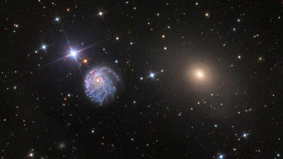 El Hubble capta una galaxia espiral inusualmente retorcida | Ñanduti