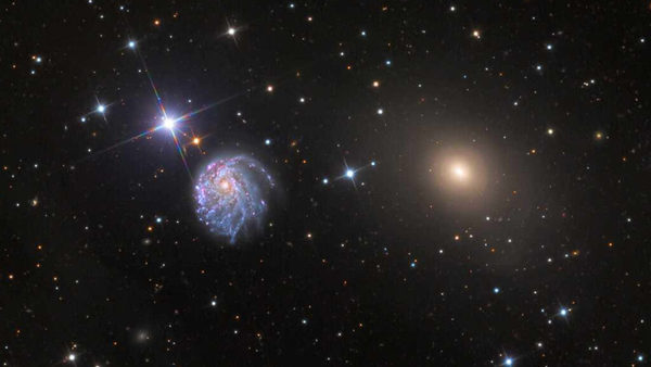 El Hubble capta una galaxia espiral inusualmente retorcida | Ñanduti