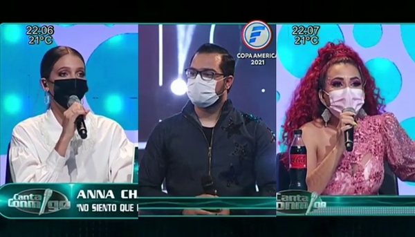 Anna Chase y Techy, asustadas por presencia de un participante en el camerino de jueces - Teleshow