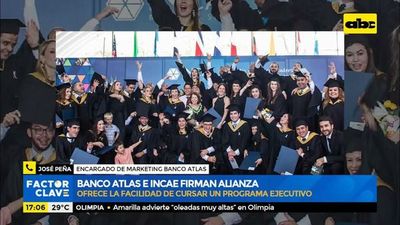 Banco Atlas y la escuela de negocios INCAE firman alianza - Factor Clave - ABC Color