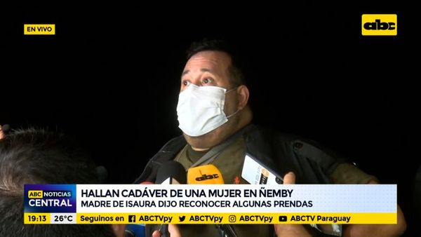 Forense confirma que cuerpo encontrado es de Isaura Bogado - ABC Noticias - ABC Color