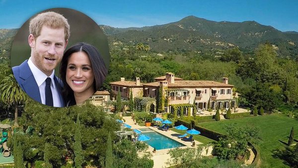 Hallaron restos humanos a metros de la mansión de Meghan Markle y el príncipe Harry en California
