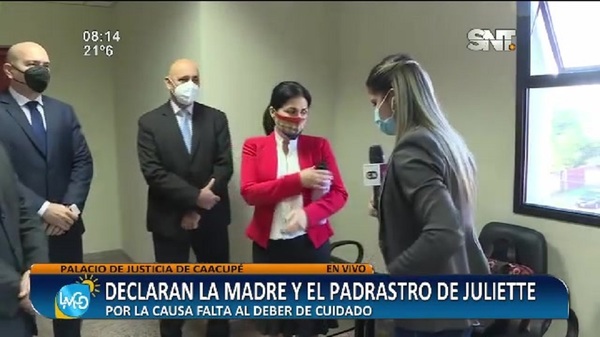 Declara la madre y el padrastro de la niña desaparecida en Emboscada - SNT