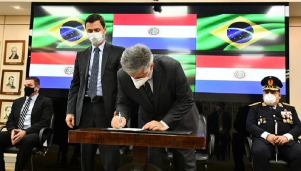 Paraguay y Brasil suscribieron acuerdo para la cooperación policial y seguridad fronteriza