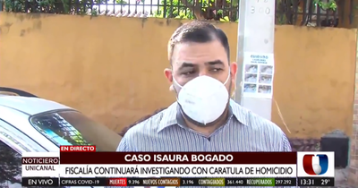Fiscalía investigará muerte de Isaura como homicidio