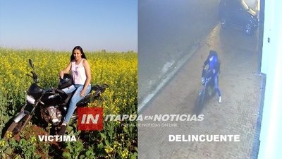 ITAPUENSE SUFRE EL HURTO DE SU MOTOCICLETA FRENTE AL SANATORIO DE SANTA RITA, ALTO PARANÁ.