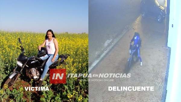 ITAPUENSE SUFRE EL HURTO DE SU MOTOCICLETA FRENTE AL SANATORIO DE SANTA RITA, ALTO PARANÁ.