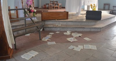La Nación / Anuncian misa de desagravio luego de presunto acto satánico
