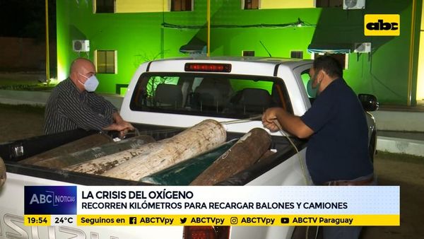 Recorren kilómetros para recargar balones y camiones de oxígeno - ABC Noticias - ABC Color