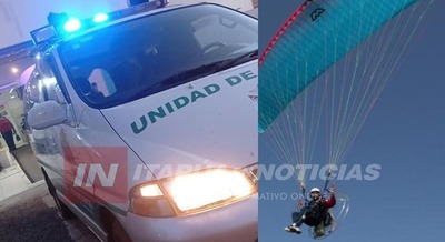 ACCIDENTE EN VUELO DE PARAMOTOR DEJA UN FALLECIDO EN NARANJITO