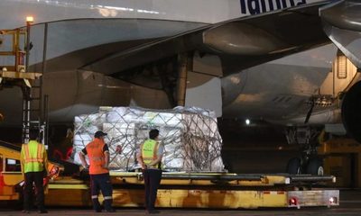 ¡De a puchito! van llegando las vacunas compradas por el Gobierno, a través del mecanismo Covax