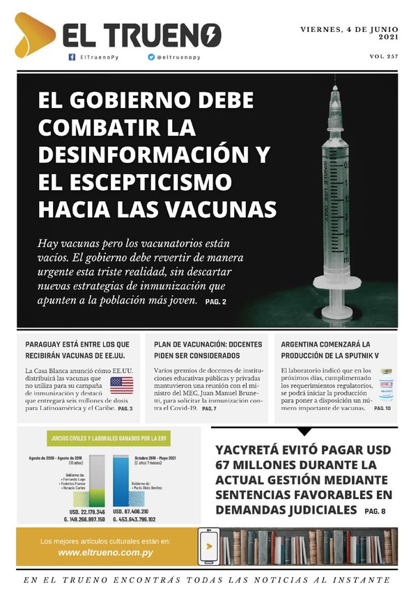 E-paper 4 de junio 2021 - El Trueno