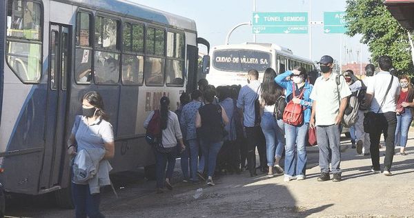 Gobierno avala que precio del pasaje de transporte público sea G. 5.000 - Nacionales - ABC Color