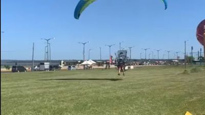 Accidente aéreo: Hombre falleció tras caer paramotor