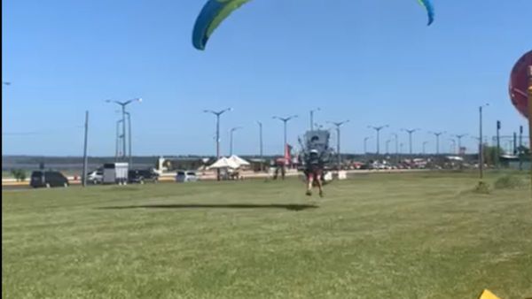 Accidente aéreo: Hombre falleció tras caer paramotor