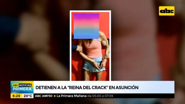 Detienen a la reina del crack en Asunción - ABC Noticias - ABC Color