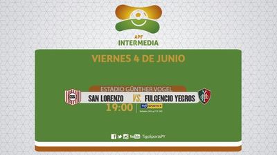 San Lorenzo y Fulgencio Yegros abren la undécima de la Intermedia