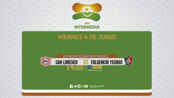 San Lorenzo y Fulgencio Yegros abren la undécima de la Intermedia