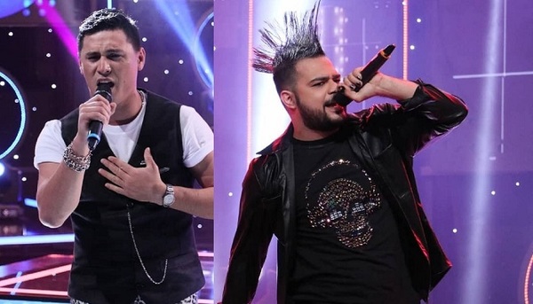 El roce entre dos competidores del "Canta" - Teleshow