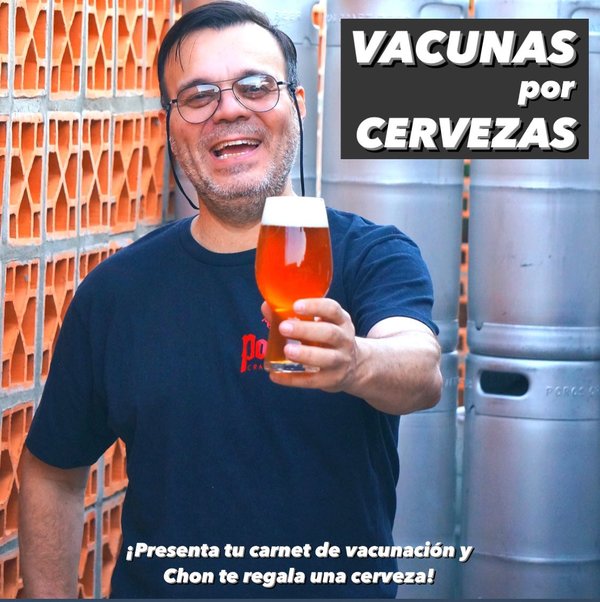 Bar de Asunción ofrece cerveza gratis a quienes se vacunen contra el Covid