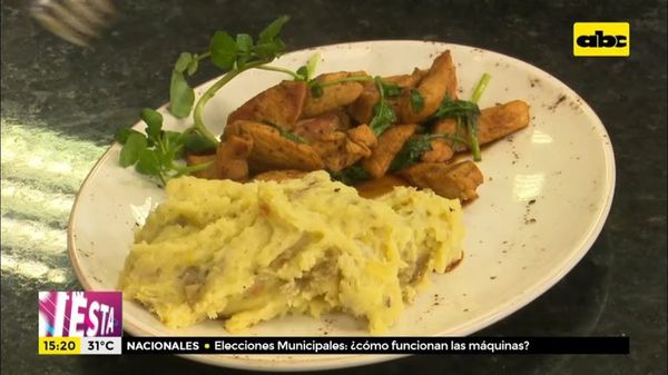 Hoy cocinamos salteado de pollo y berro con puré de papas y queso - Ensiestados - ABC Color