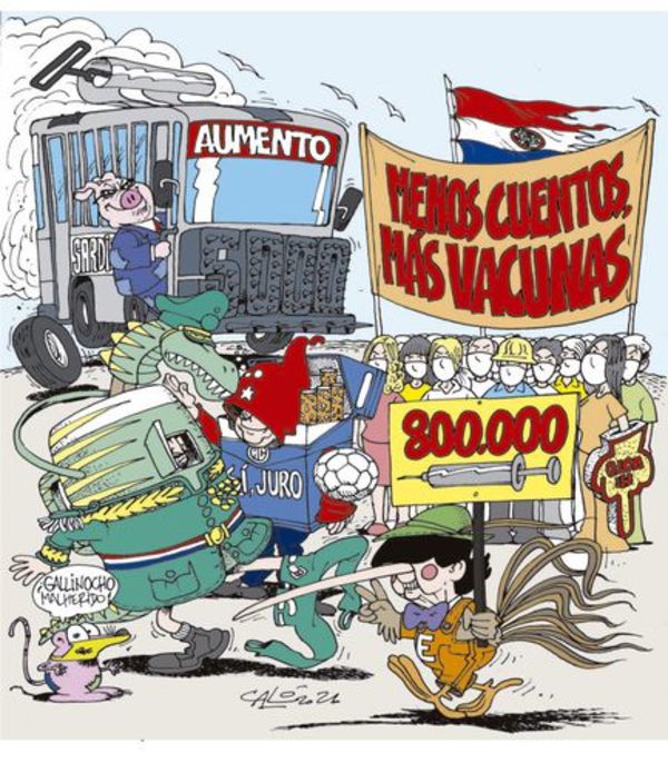 Caricaturas de este sábado 5 de junio del 2021
