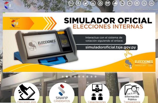 Sepa cómo y por quién votar con el simulador del TSJE - Nacionales - ABC Color