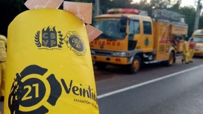 Rompieron su sobre de colecta en la cara a bomberos: "Grandes tekorei, peê bombero kuéra"