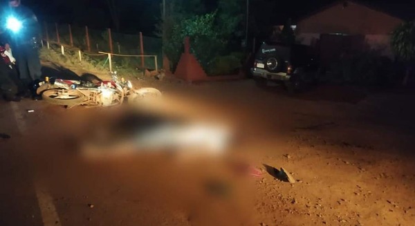 MOTOCICLISTA FALLECIÓ EN EDELIRA KM 63 