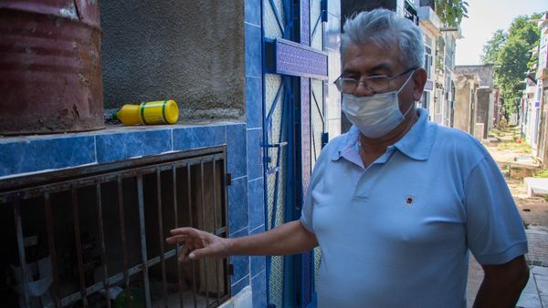 Cementerio: en época de pandemia pastores hicieron payé mau