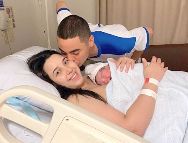 Crónica / Miguel Almirón ya es papá, ayer nació su hijo Francesco