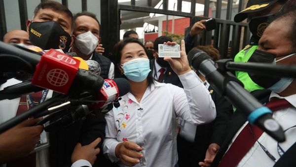 Empate técnico y lucha voto a voto entre Fujimori y Castillo en Perú
