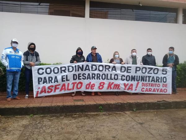 Carayaó; Realizaran caravana para llegar hasta el MOPC – Prensa 5