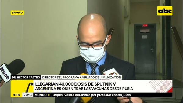 Llegarían 40.000 dosis de Sputnik V desde Rusia - A la gran 730 - ABC Color