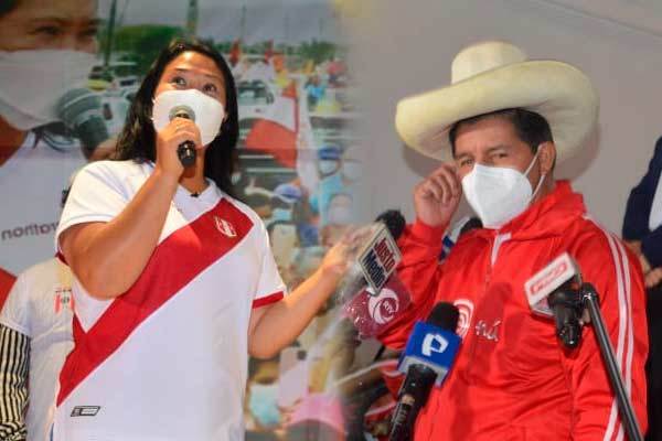 Balotaje en Perú: Escasísima ventaja a favor de Fujimori