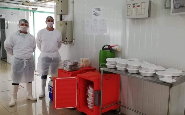Itaipu ya entregó 18.300 platos de alimentos al Pabellón de Contingencia