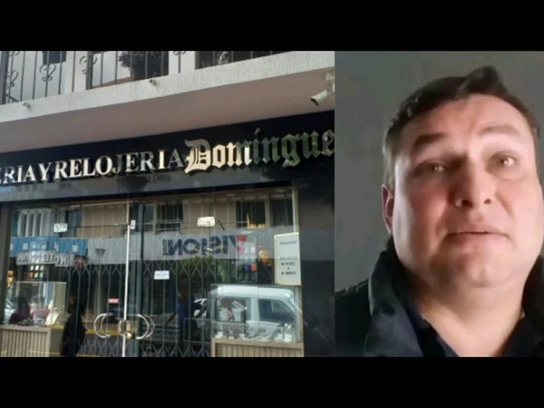 DOMINGUEZ: 'SÓLO SI LE AGARRAN A LOS LADRONES VOY A CONFIAR UN 50% EN LA POLICÍA''