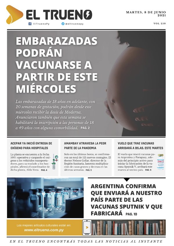 E-paper 8 de junio 2021 - El Trueno