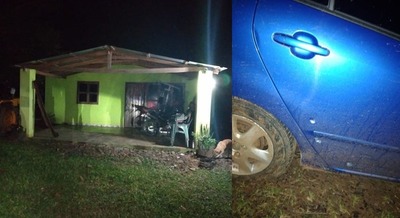 VARIOS DISPAROS IMPACTARON CONTRA EL VEHÍCULO DEL INTENDENTE DE TRINIDAD. 