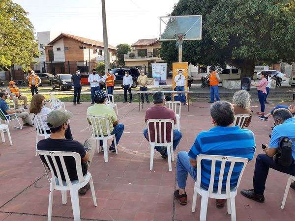 Defensa Costera de Pilar: socializan con ciudadanía las obras de desagüe pluvial | .::Agencia IP::.