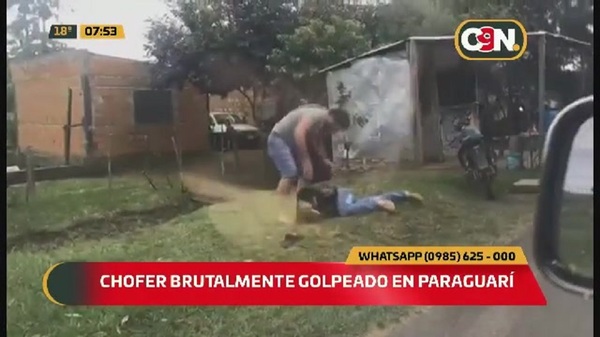 Chofer fue brutalmente golpeado en Paraguarí - C9N