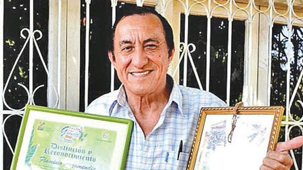 El poeta Flaminio Arzamendia necesita oxígeno
