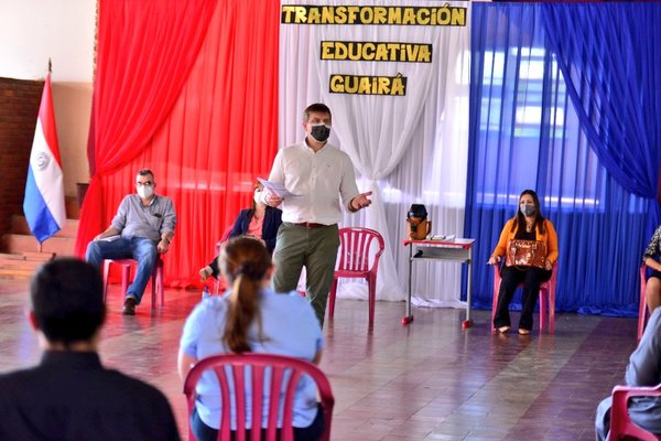 MEC invita a actores locales de Guairá a ser partícipes de la Transformación Educativa del país | .::Agencia IP::.