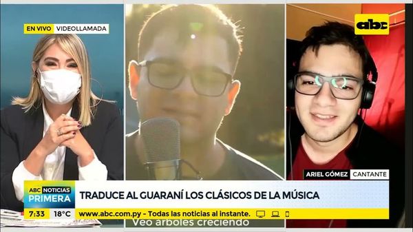Traduce al guaraní los clásicos de la música - ABC Noticias Primera - ABC Color
