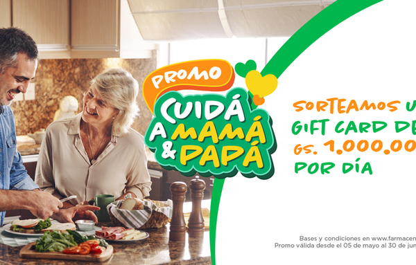 Promo “Cuidá a Mamá y Papá”: Farmacenter ya tiene a los ganadores de mayo