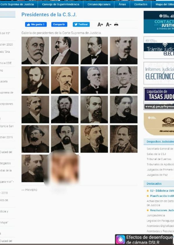Hackean la web: Insertaron imagen porno en la página de la Corte Suprema - Nacionales - ABC Color
