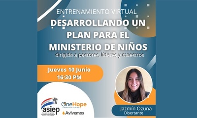Preparan seminario sobre elaboración de plan para el ministerio de niños